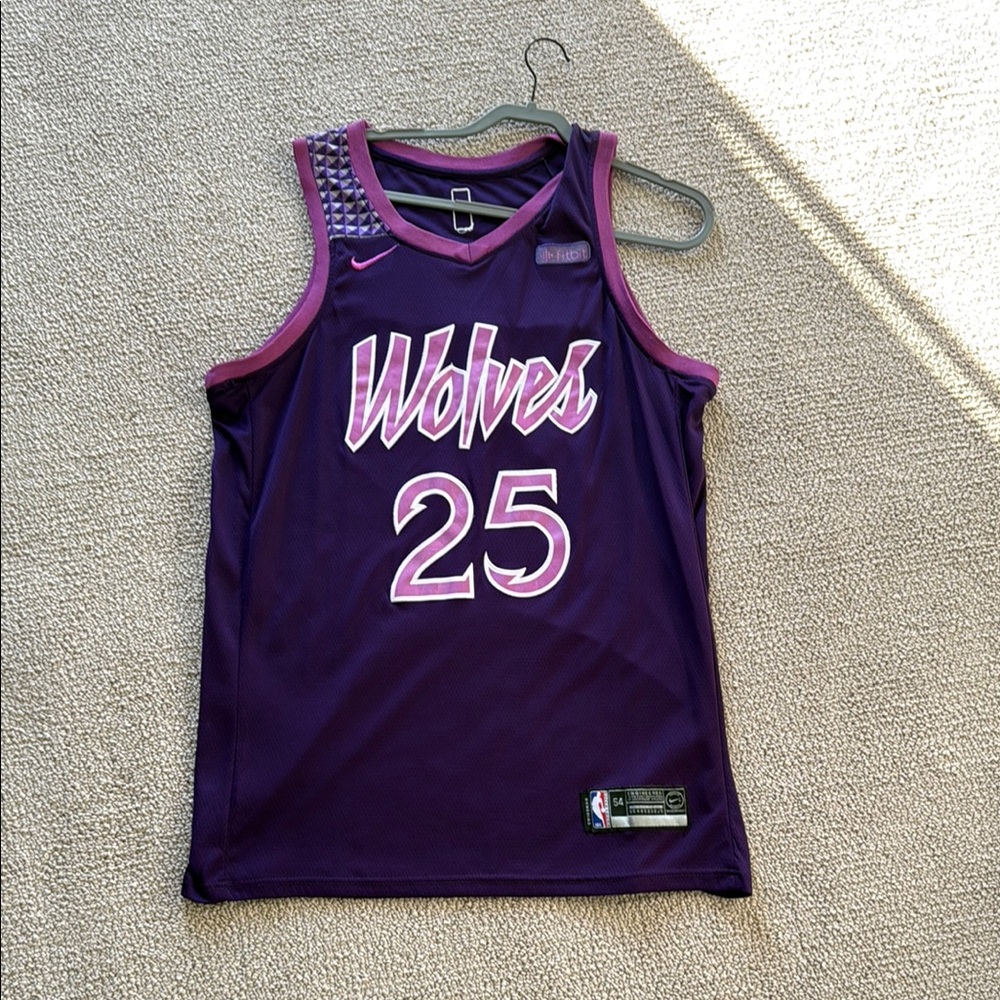 Derek rose Purple rain Minnesota t- Wolves Basketball Jersey alternate
